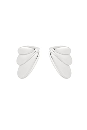 Earrings summer wings - Silver Color color h5 