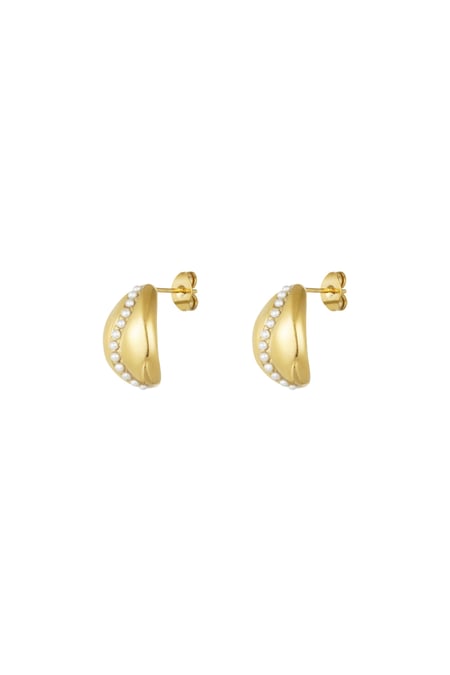 Earring sweet pearl - Gold color