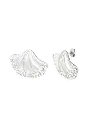 Earrings shell shimmer - Silver Color color h5 