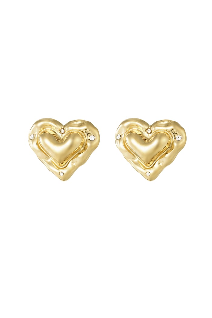 Earrings where is the love - Gold color 