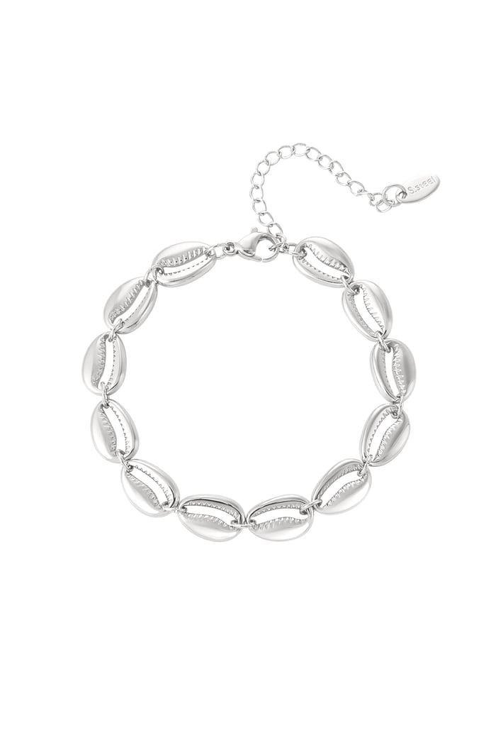 Shell bracelet - Silver Color color 