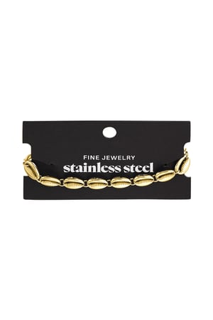 Shell bracelet - Gold color h5 Picture3