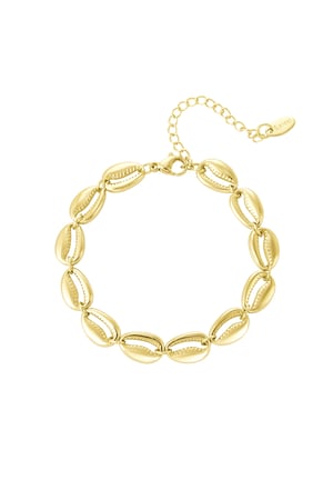 Shell bracelet - Gold color h5 