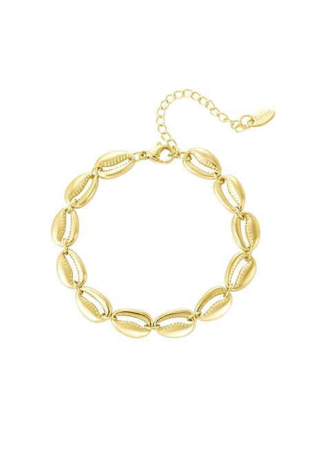 Shell bracelet - Gold color