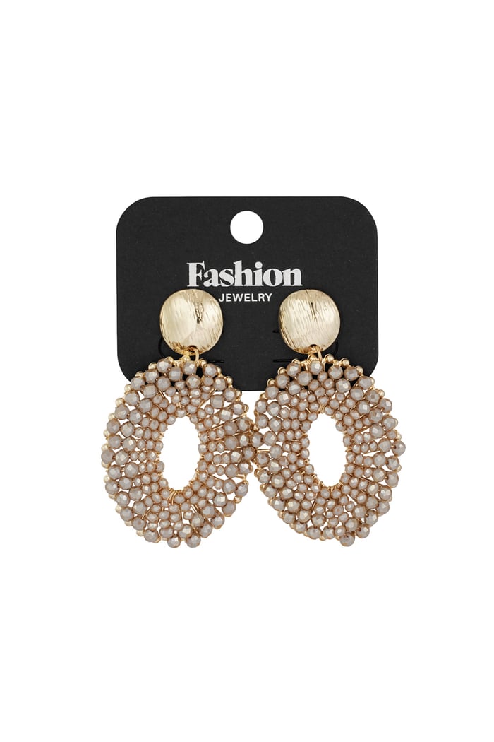 Colourful Fiesta Earrings - beige Picture3