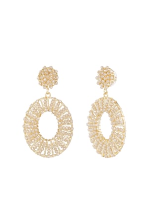 Bead Bliss Earrings - beige h5 