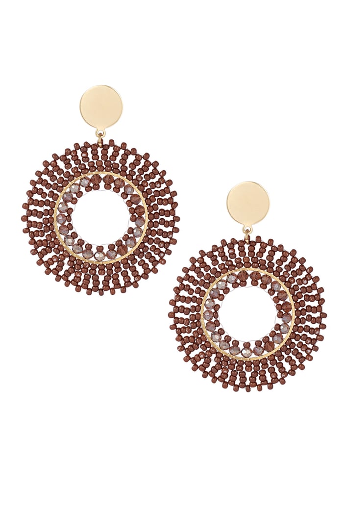 Summer Bliss Earrings - brown 