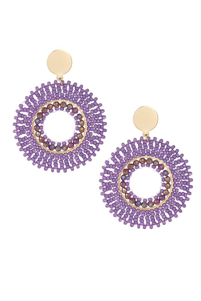 Summer Bliss Earrings - purple 