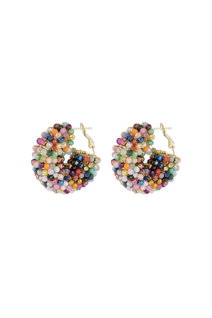 Happy Beads earrings - multi 