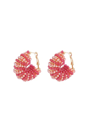 Happy Beads earrings - pink h5 