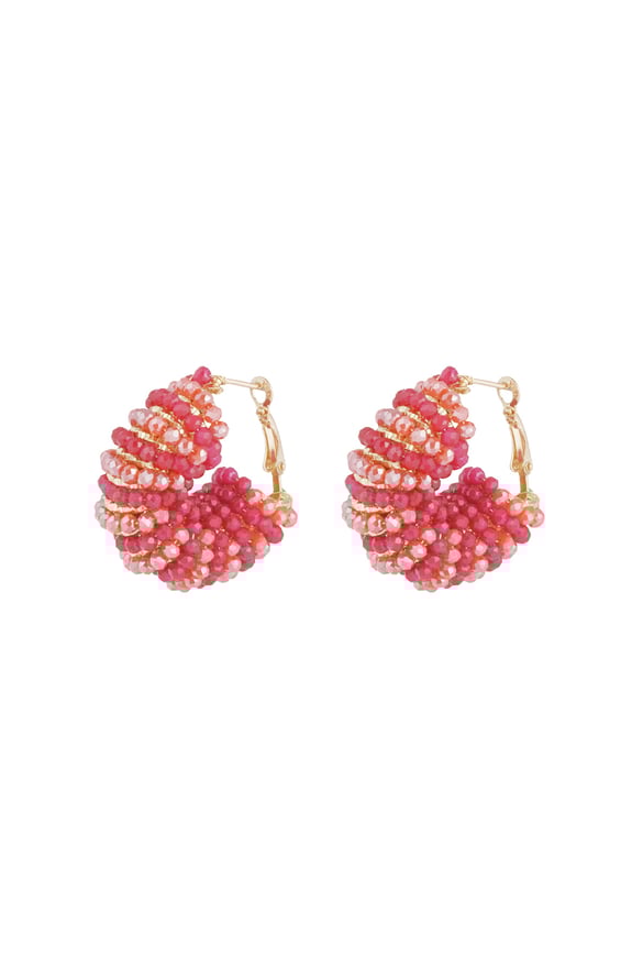Happy Beads Ohrringe - rosa