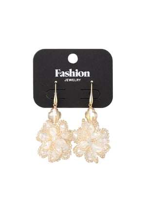 Blushing Bouquet earrings - white h5 Picture3