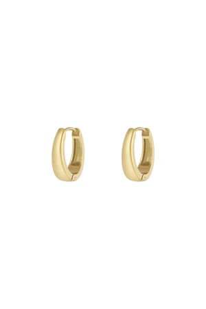 Graceful mini hoops earrings - Gold color h5 