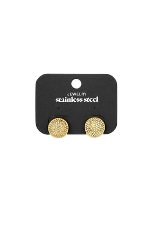 Earrings sparkle everyday - Gold color h5 Picture4