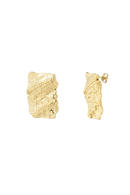 Earrings call me later - Gold color