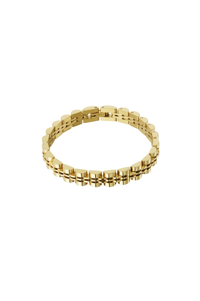 Cool link bracelet - Gold color 