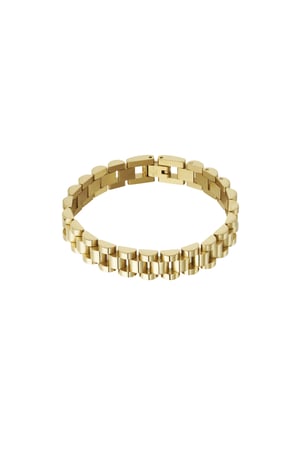 Klassisches Gliederarmband - Goldfarbe h5 