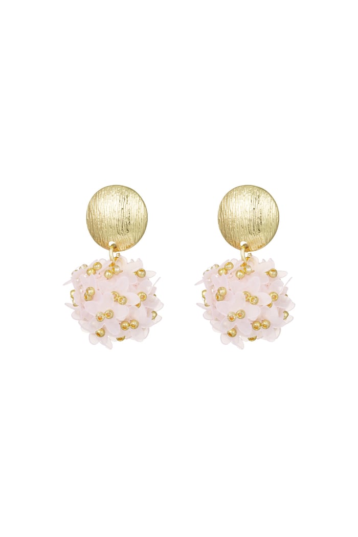 Pop of colour earrings - Pale pink 