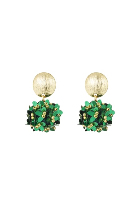 Boucles d'oreilles pop of color - vert 2