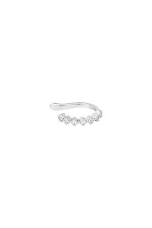 Earcuff Elegant Edge - Silver Color color h5 