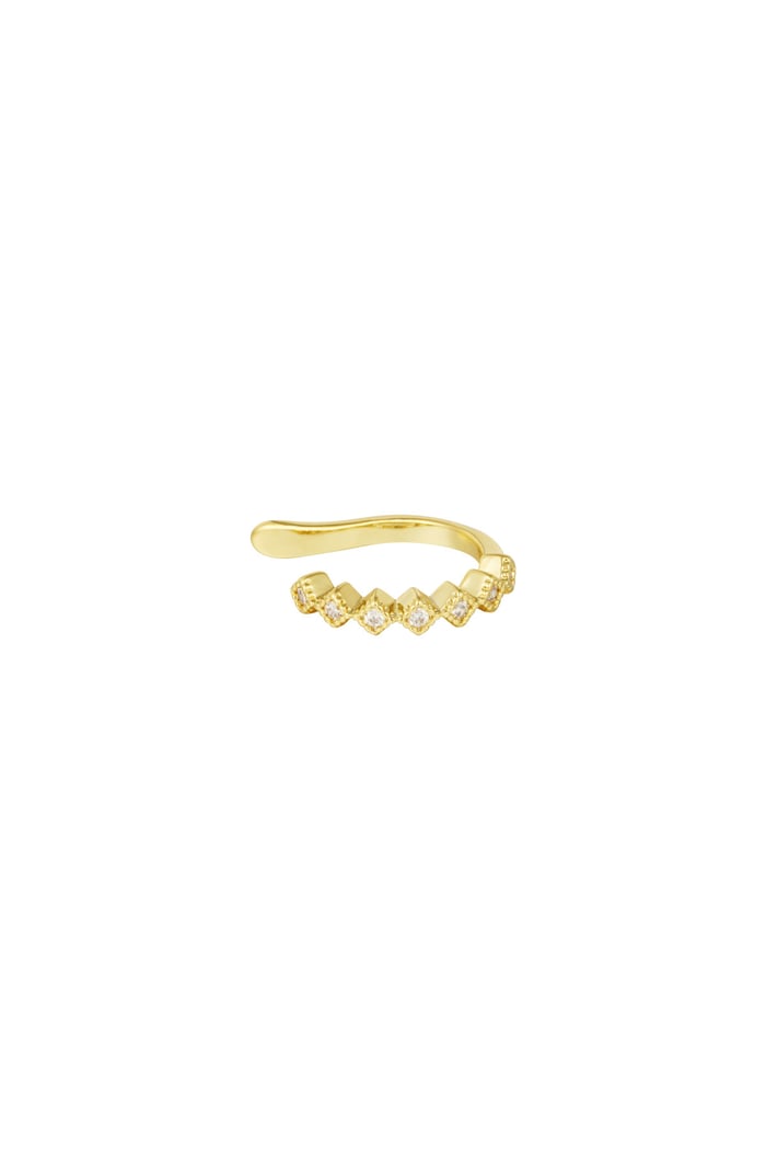 Earcuff Elegant Edge - Gold color 