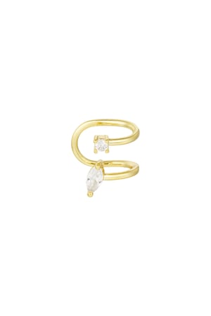 Earcuff Elegant Shimmer - Goldfarbe h5 