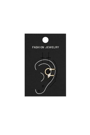 Earcuff Elegant Shimmer - Goldfarbe h5 Bild4