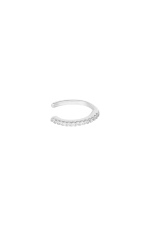 Earcuff Diamond Glow - Silver Color color h5 