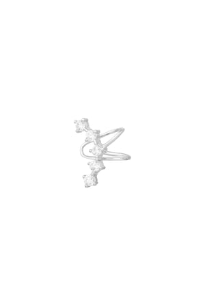 Earcuff Elegant Chic - Gümüş rengi h5 