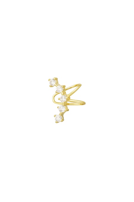 Earcuff Elegant Chic - Gold color 2