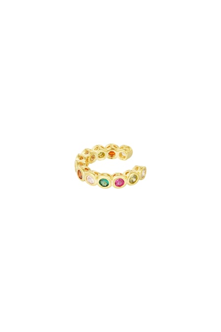 Earcuff Colorful Bliss - Gold color