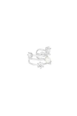 Earcuff Pearl Glow - Silver Color color h5 Picture4