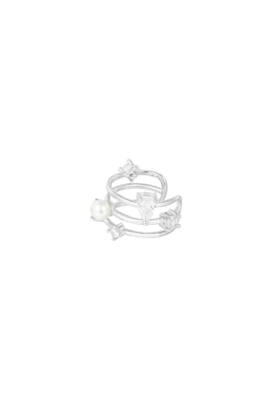 Earcuff Pearl Glow - Silver Color color h5 