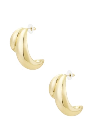 Earrings timeless treasure - Gold color h5 