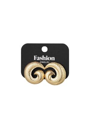 Chic cascade earrings - Gold color h5 Picture3