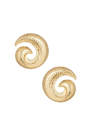 Chic cascade earrings - Gold color h5 