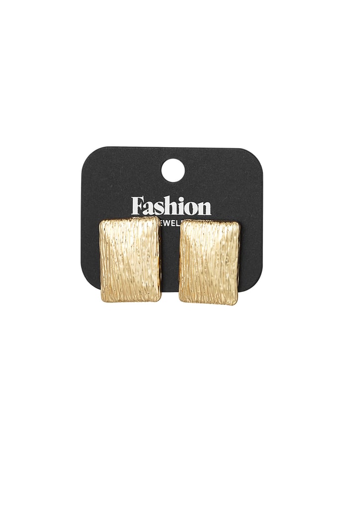 Bold bloom earrings - Gold color Picture3