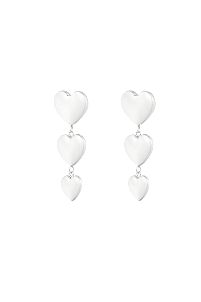 Romantic Vibes earrings - Silver Color color 