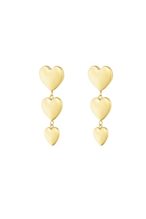 Romantic Vibes earrings - Gold color h5 