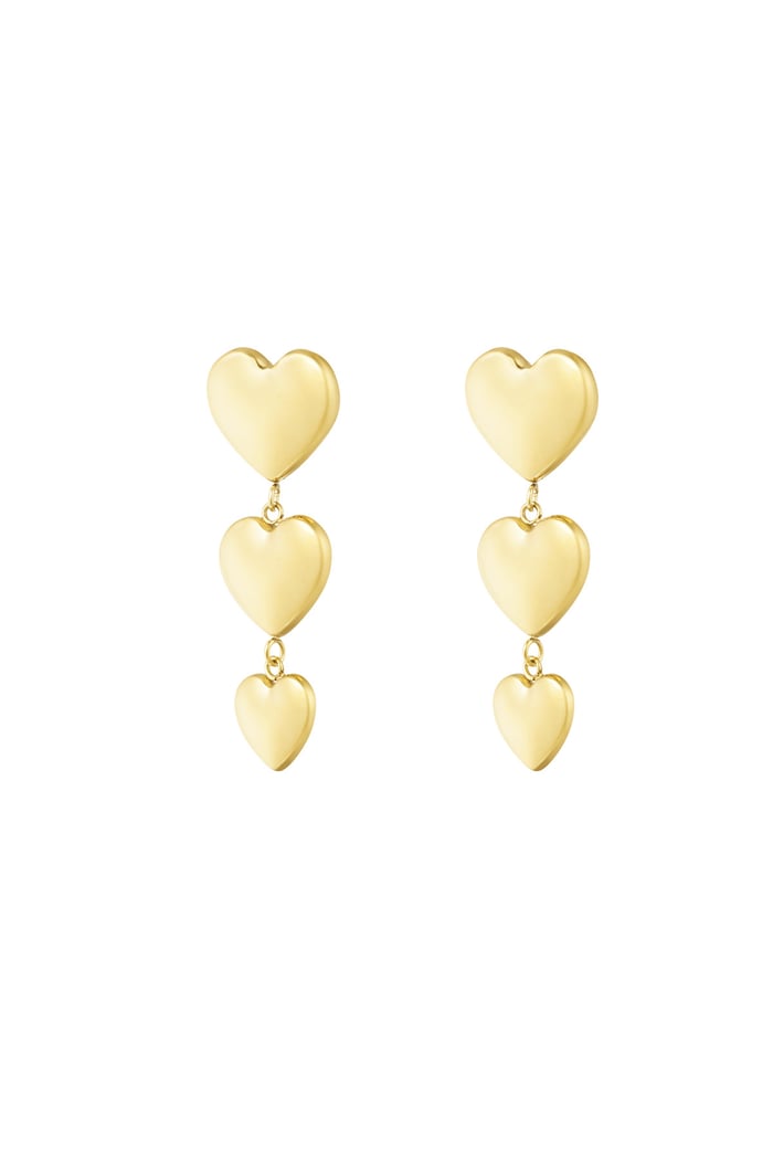 Romantic Vibes earrings - Gold color 