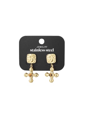 Subtle Spark earrings - Gold color h5 Picture3