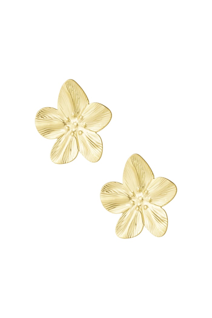 Earrings petal pop - Gold color 