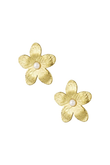 Earrings blossom burst - Gold color