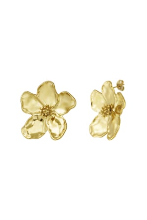 Earrings oopsie daisy - Gold color h5 