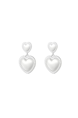 My Sweetheart earrings - Silver Color color h5 