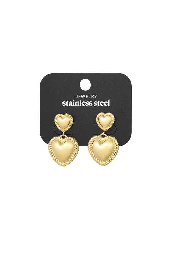 Pendientes My Sweetheart - Color dorado 2