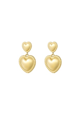 My Sweetheart earrings - Gold color h5 