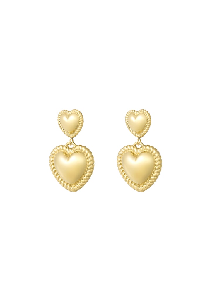 My Sweetheart earrings - Gold color 