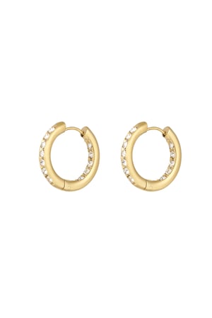 Earrings say yes - Gold color h5 