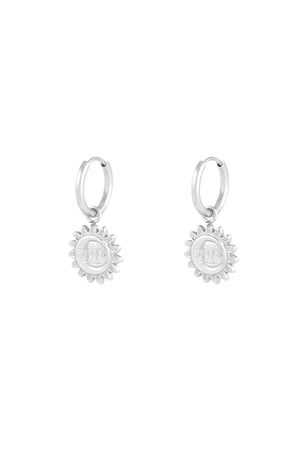 Solar synergy earrings - Silver Color color h5 